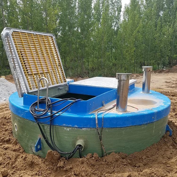 玻璃鋼泵站安裝現場